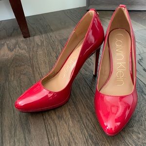 Calvin Klein Red Pumps - Never worn or walked in!